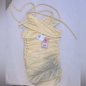 Tiger mist Butter Honore mini ruched Dress